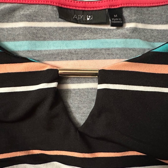 APT. 9 Striped Sleeveless Dress - Picture 3 of 3